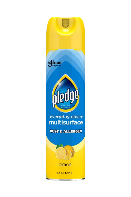 Pledge Lemon Peel and Reseal Clean Wipes Case
